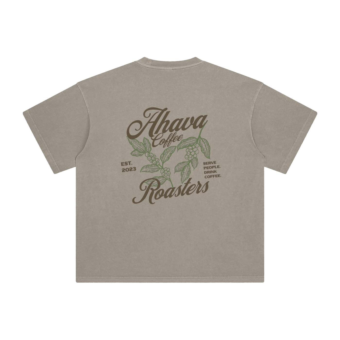 Ahava Coffee Roasters Vintage Washed T-Shirt