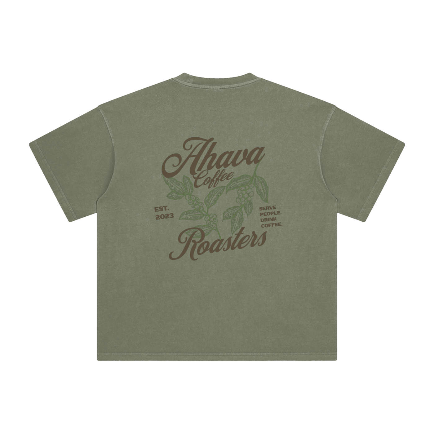Ahava Coffee Roasters Vintage Washed T-Shirt