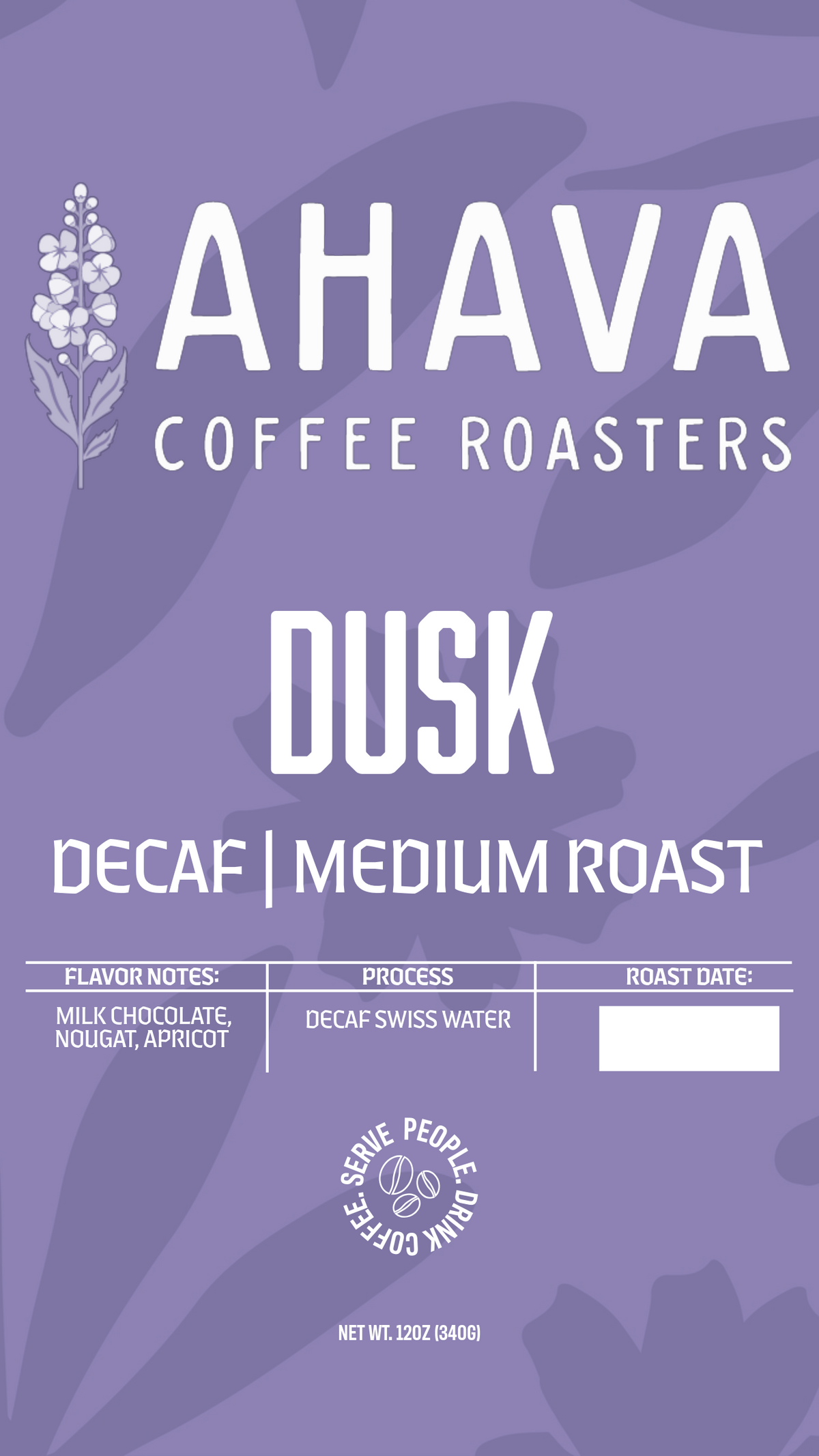 Dusk | Swiss Water Decaf Coffee – Ahava Coffee Company