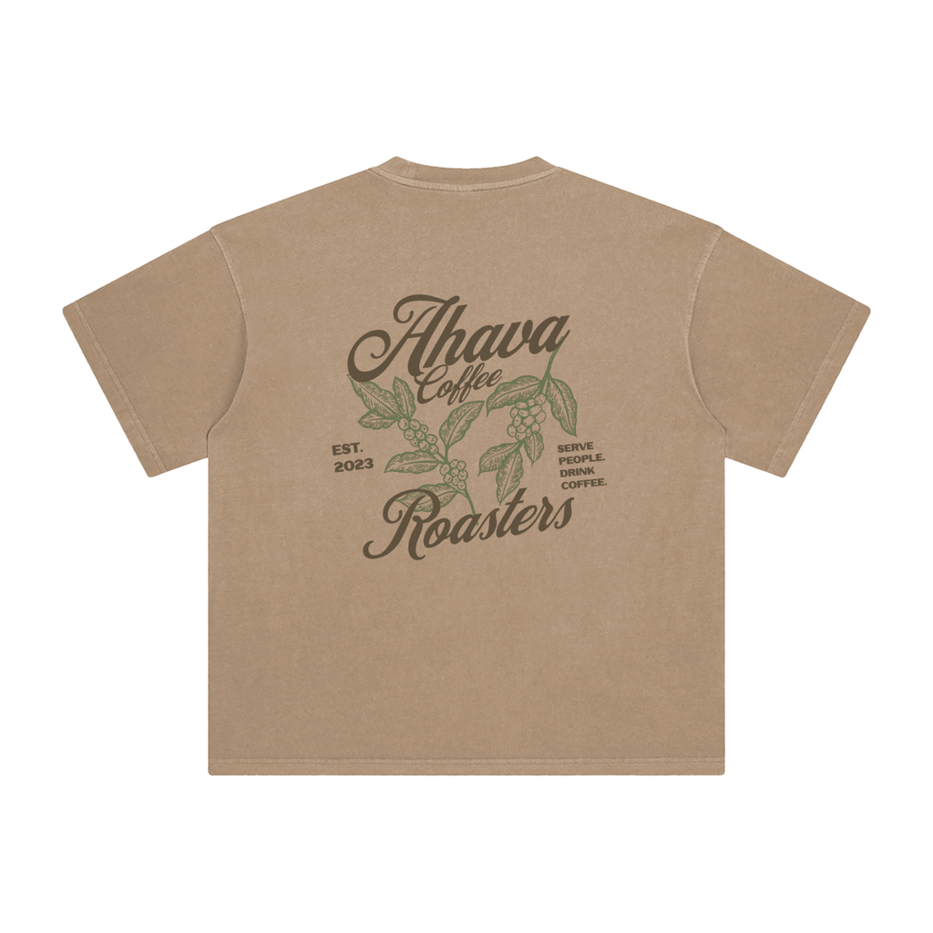 Ahava Coffee Roasters Vintage Washed T-Shirt