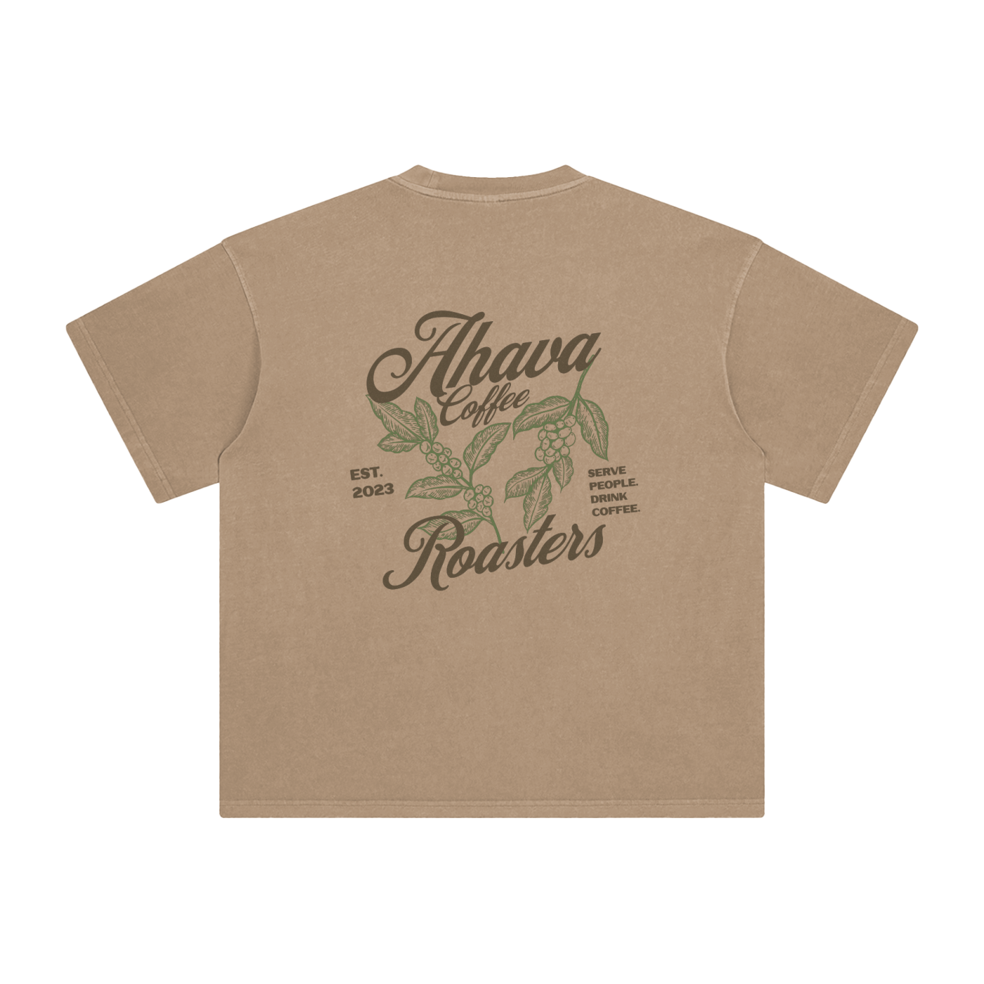 Ahava Coffee Roasters Vintage Washed T-Shirt
